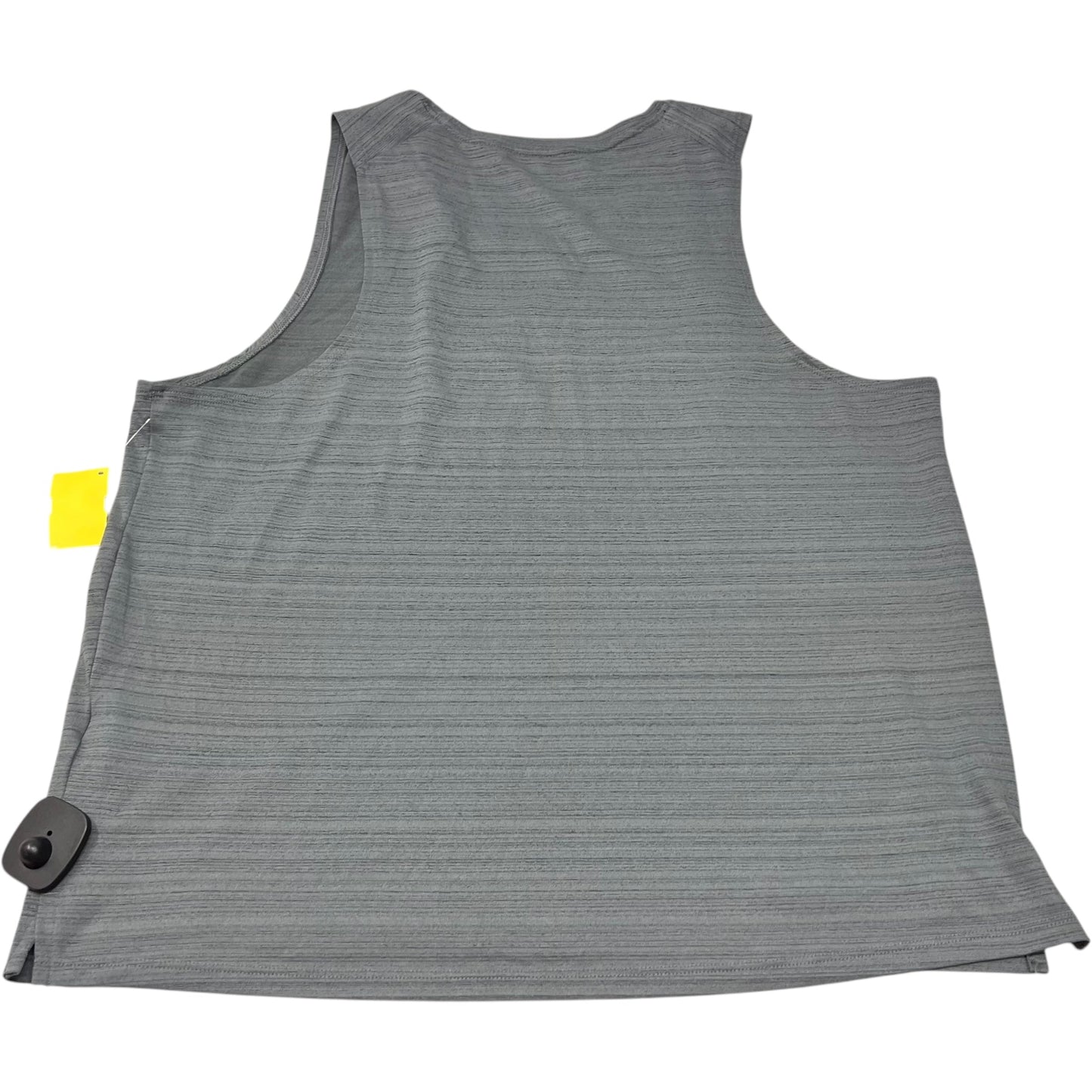 Athletic Tank Top By Nike Apparel In Grey, Size: L