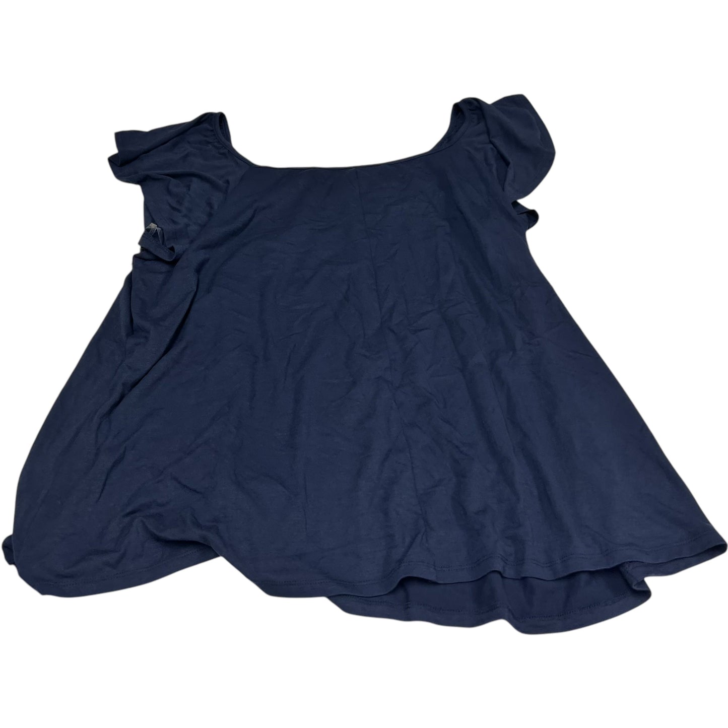 Top Short Sleeve By Lane Bryant In Navy, Size: 3x