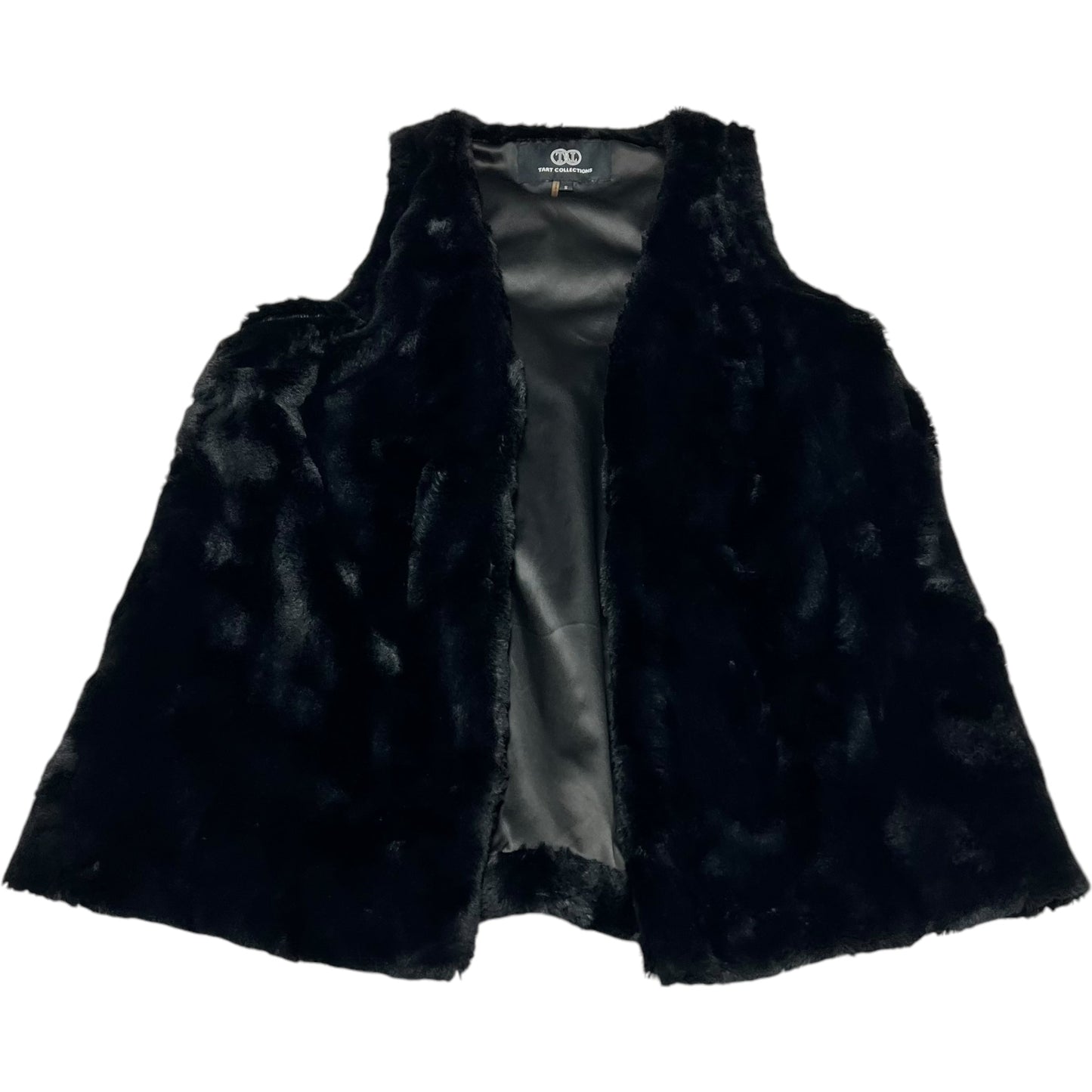 Vest Faux Fur & Sherpa By Tart In Black, Size: S