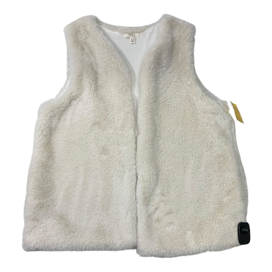 Vest Faux Fur & Sherpa By Joie In White, Size: Xs