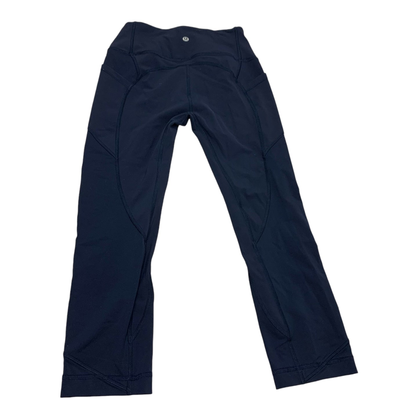 Athletic Leggings By Lululemon In Navy, Size: S