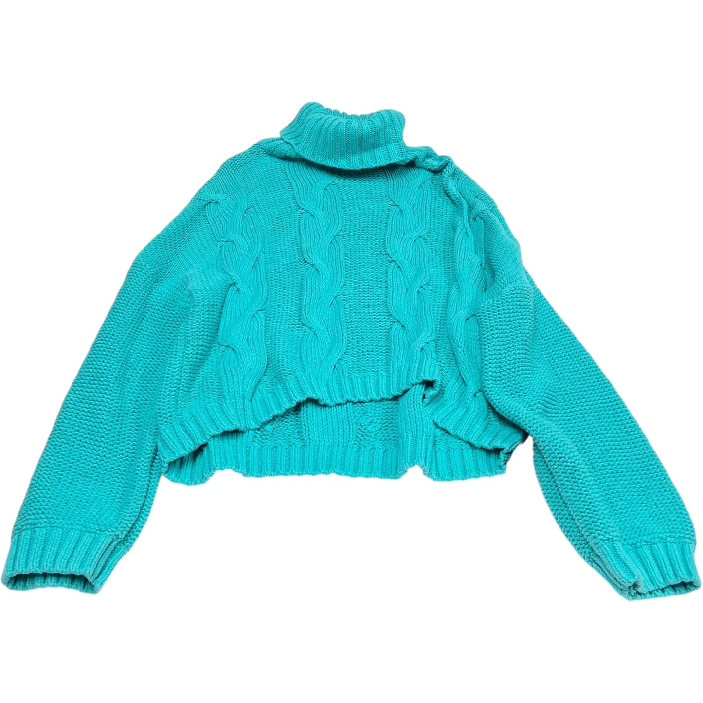 Sweater By Clothes Mentor In Teal, Size: Xl