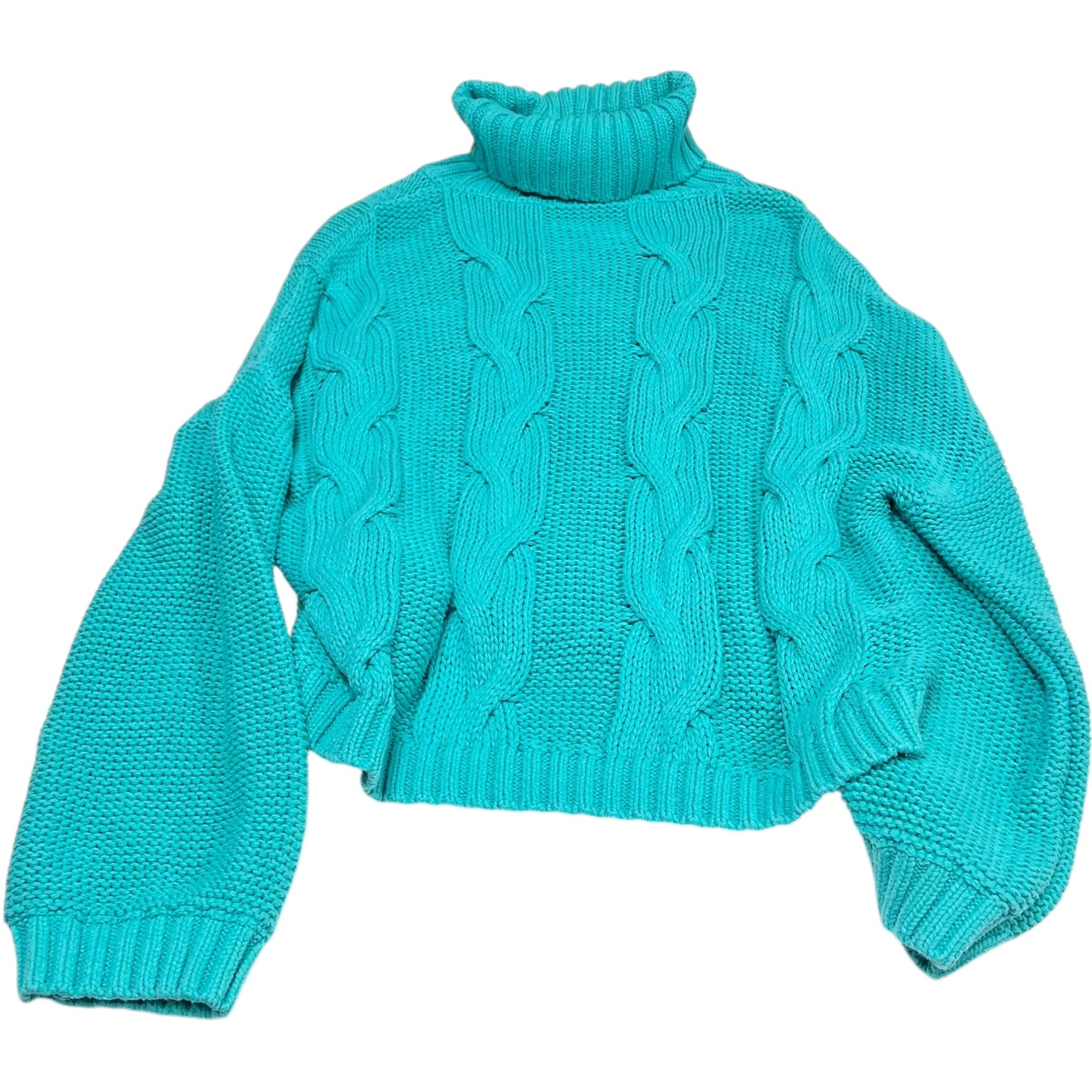 Sweater By Clothes Mentor In Teal, Size: Xl