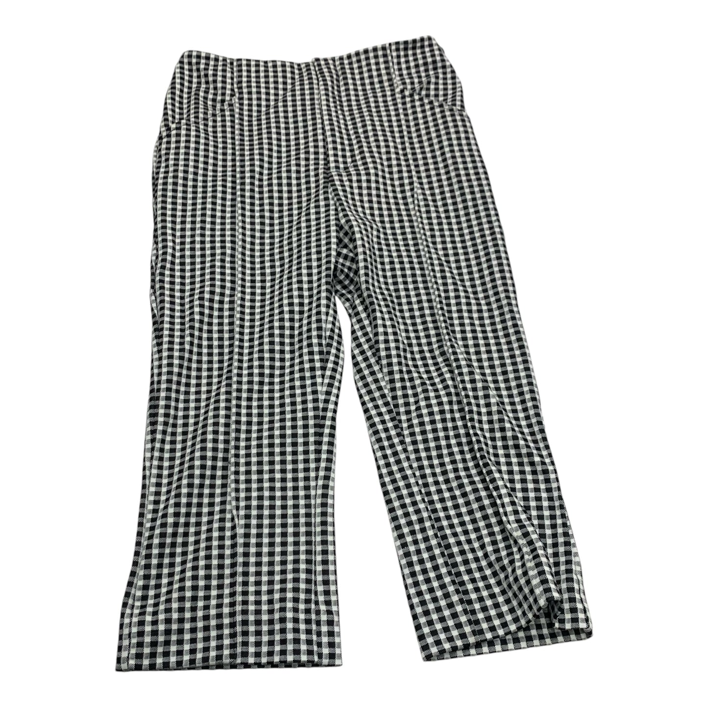 Pants Cropped By Anthropologie In Black & White, Size: 0