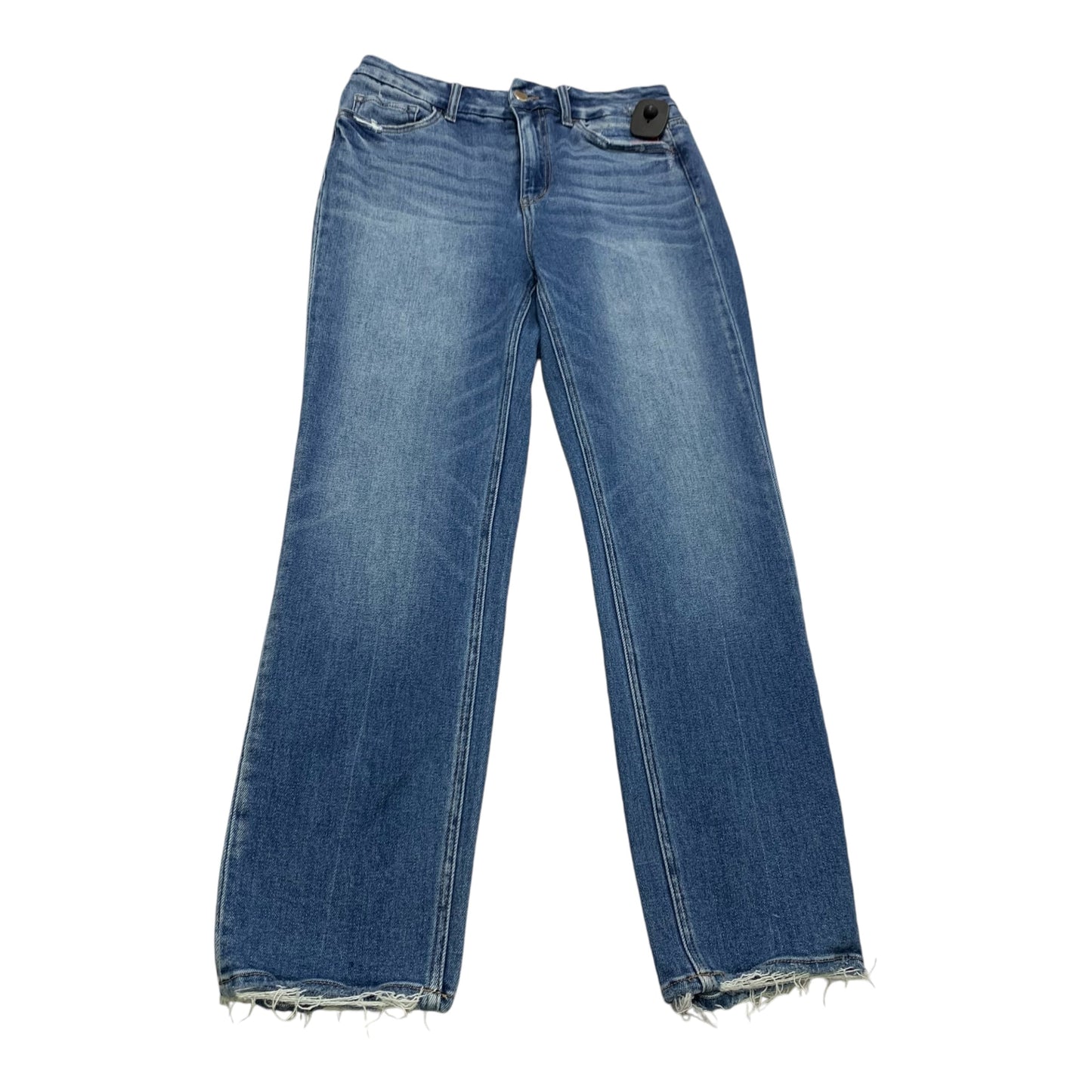 Jeans Straight By Flying Monkey In Blue Denim, Size: 8