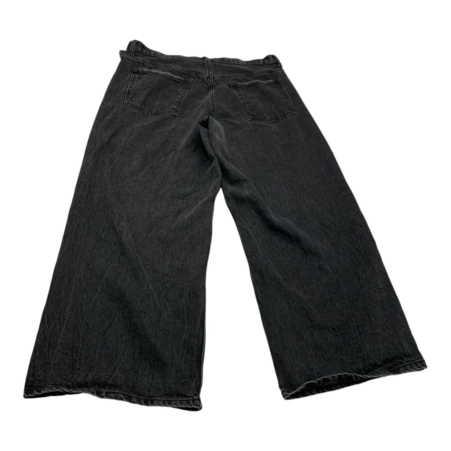 Jeans Wide Leg By Old Navy In Black Denim, Size: 16