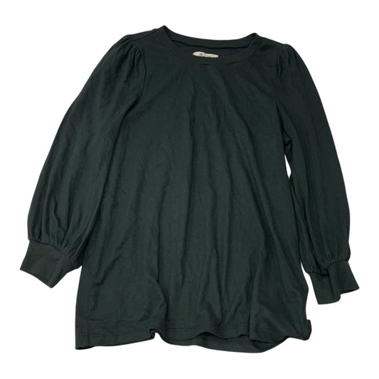 Top Long Sleeve By Madewell In Black, Size: Xs