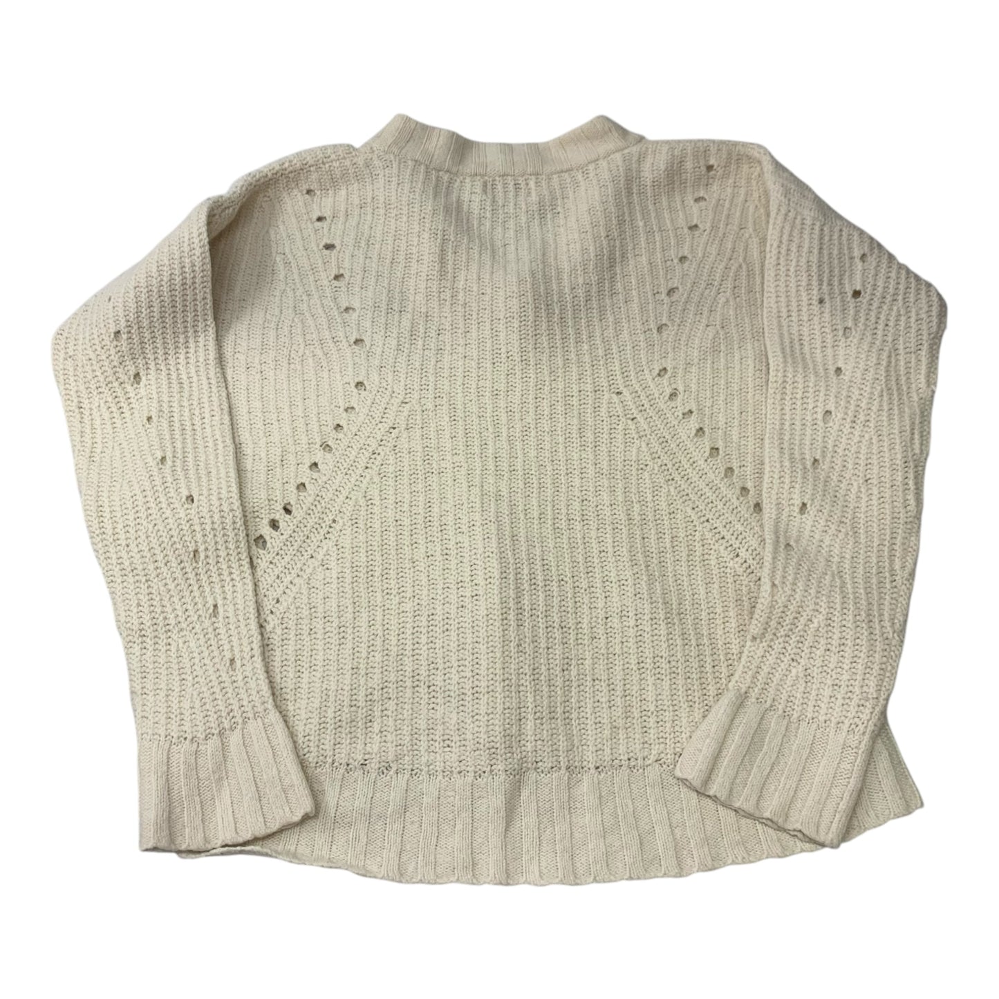 Sweater By 27 Miles  In Cream, Size: L