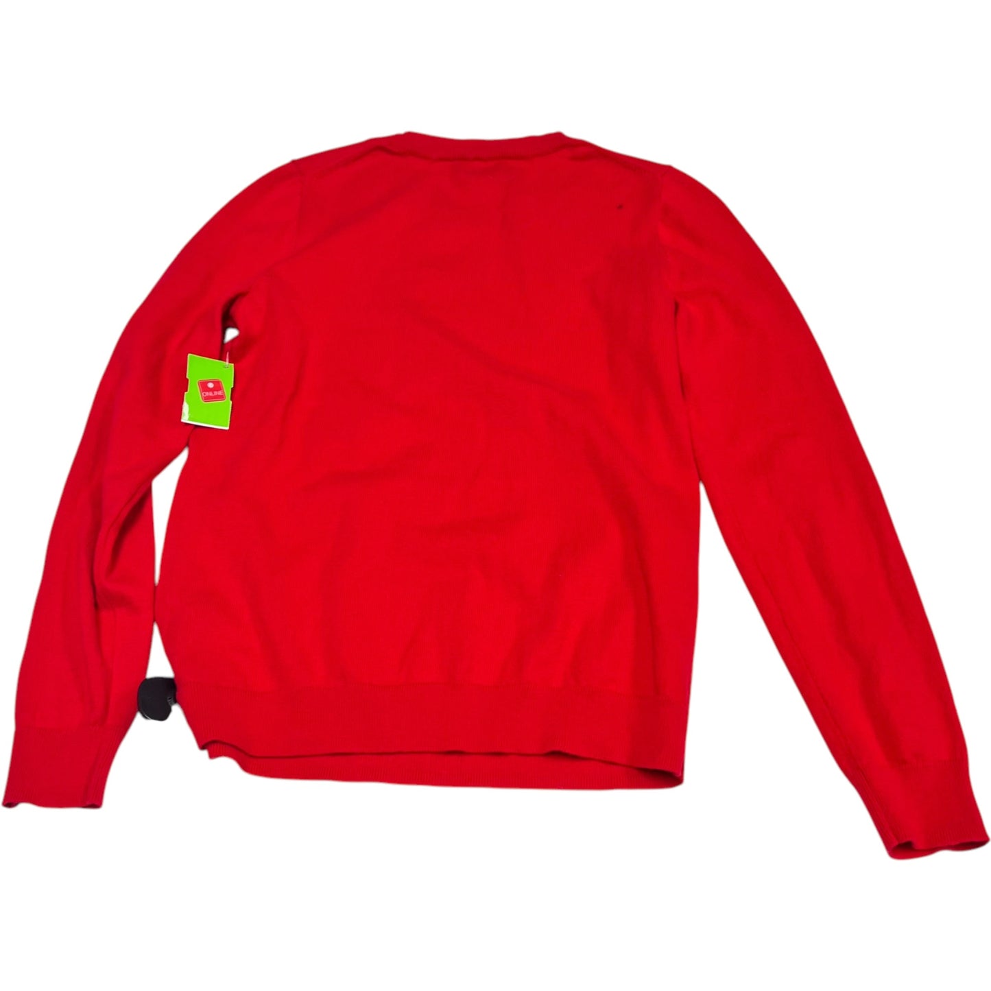 Top Long Sleeve By J. Crew In Red, Size: S