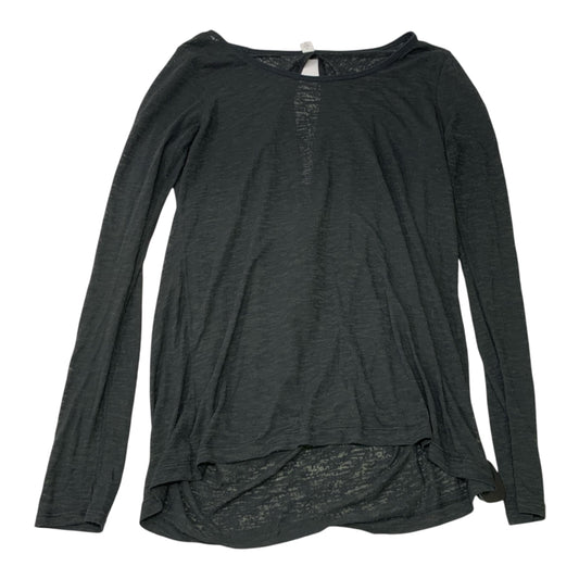 Athletic Top Long Sleeve Crewneck By Lululemon In Black, Size: S