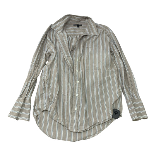 Top Long Sleeve By Banana Republic In Beige, Size: Xs