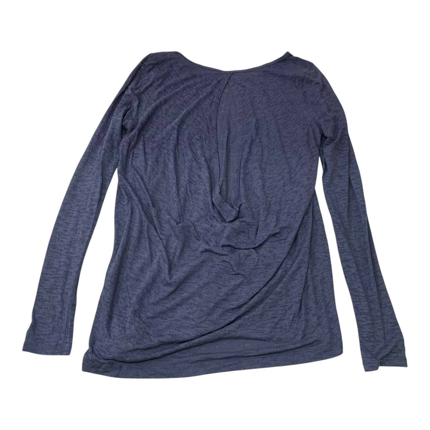 Athletic Top Long Sleeve Crewneck By Lululemon In Blue, Size: S