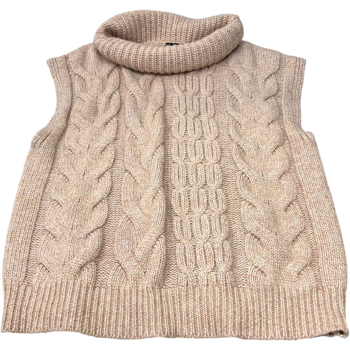 Vest Sweater By Express In Brown, Size: L