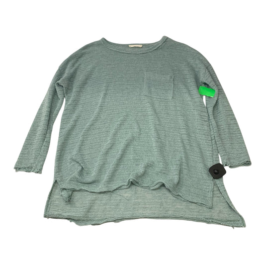 Top Long Sleeve By Entro In Teal, Size: S