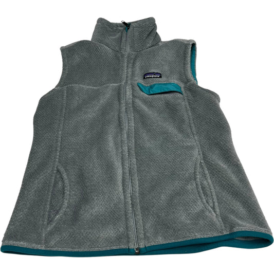 Vest Faux Fur & Sherpa By Patagonia In Grey, Size: L