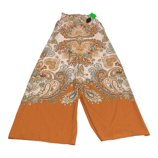 Pants Wide Leg By H&m In Orange, Size: 0