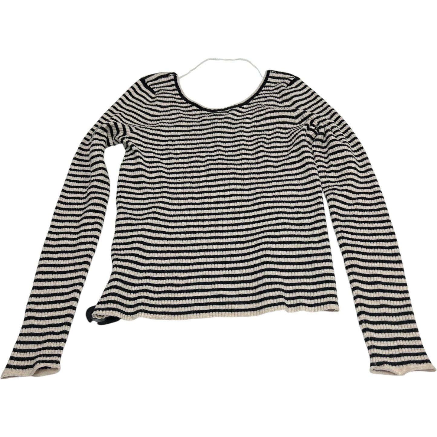 Top Long Sleeve By Universal Thread In Black & Cream, Size: Xl