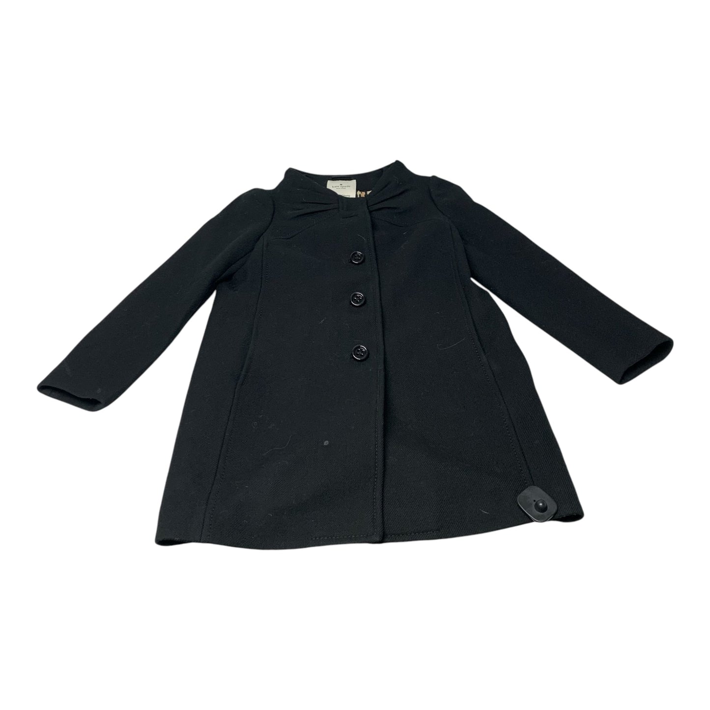 Coat Designer By Kate Spade In Black, Size: M