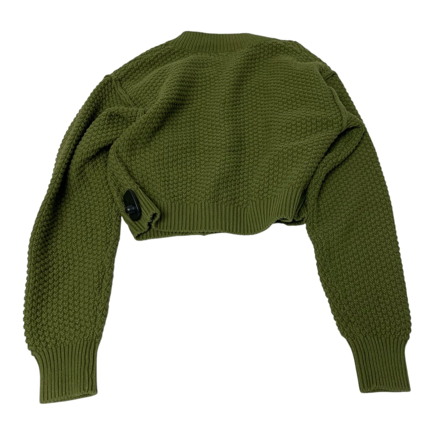 Sweater Cardigan By Free People In Green, Size: Xs