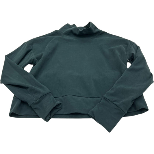 Athletic Sweatshirt Collar By Gaiam In Teal, Size: S