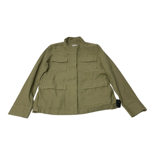 Jacket Shirt By J. Crew In Green, Size: M