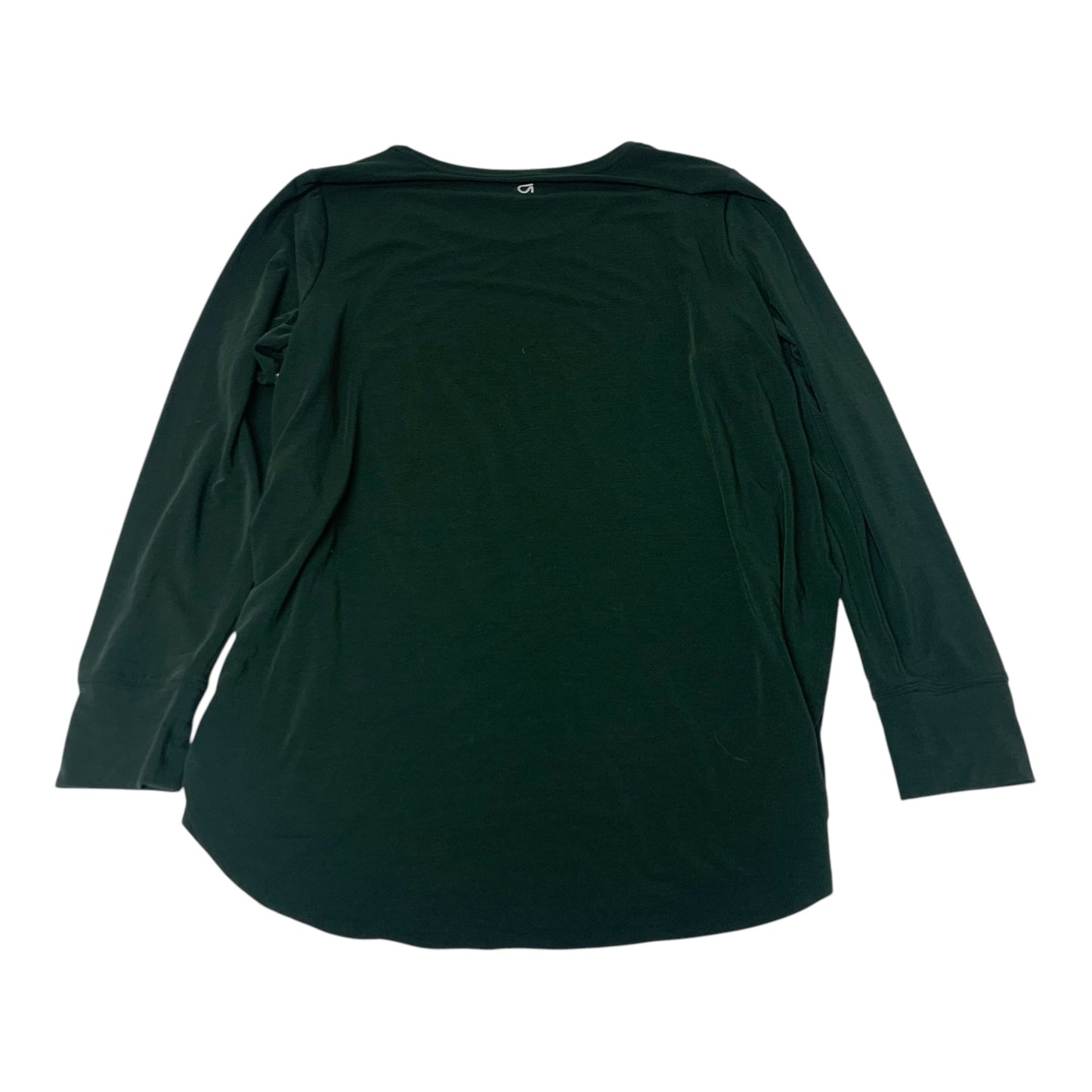 Athletic Top Long Sleeve Crewneck By Gapfit In Green, Size: L