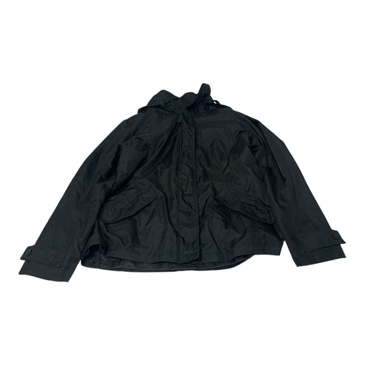 Jacket Windbreaker By Lands End In Black, Size: S