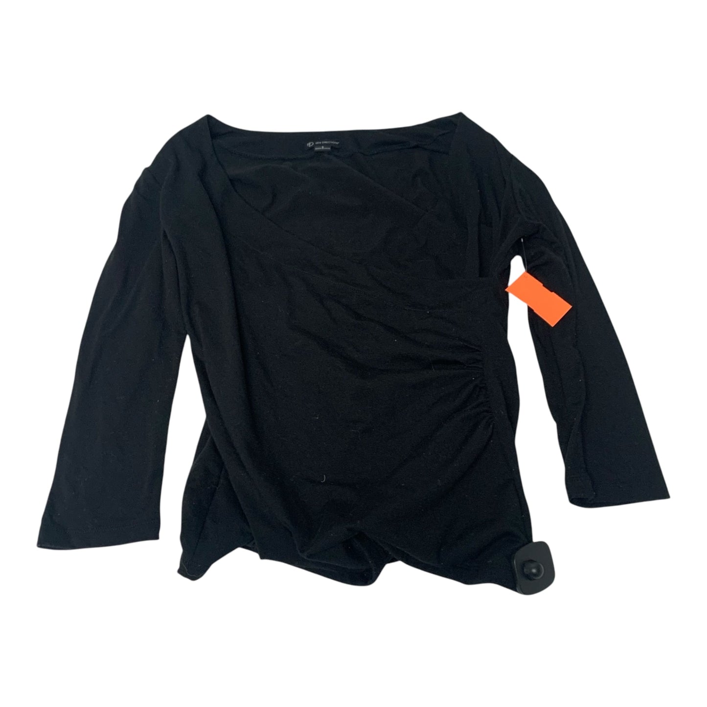 Top Long Sleeve By New Directions In Black, Size: S