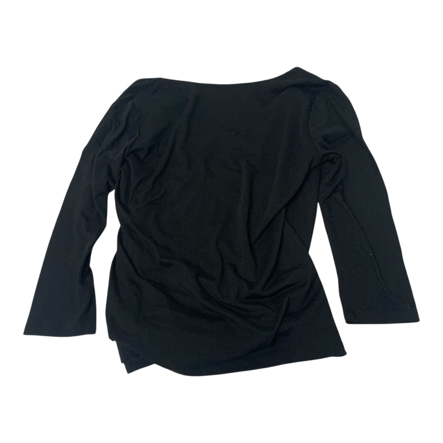 Top Long Sleeve By New Directions In Black, Size: S