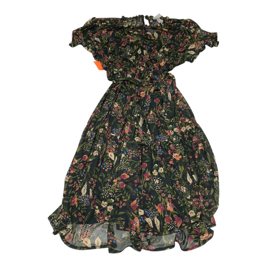 Dress Casual Midi By Ava & Viv In Floral Print, Size: 3x