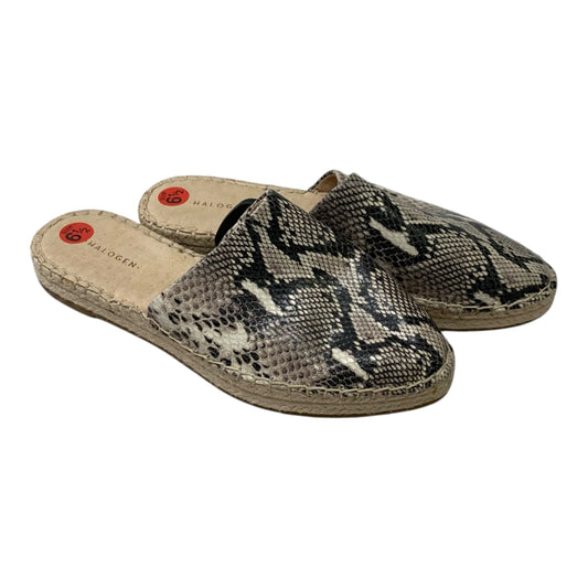 Shoes Flats By Halogen In Snakeskin Print, Size: 6.5