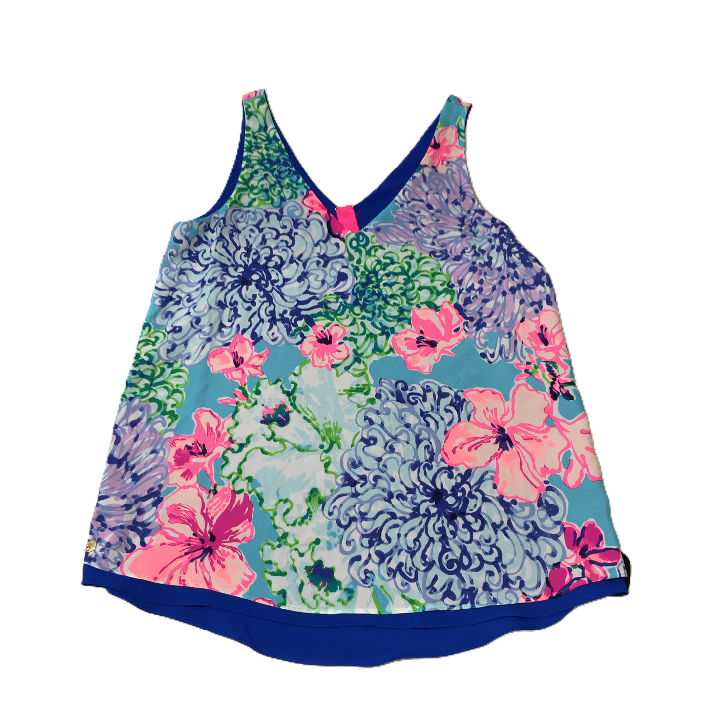 Blue  Top Sleeveless Designer By Lilly Pulitzer  Size: Xs