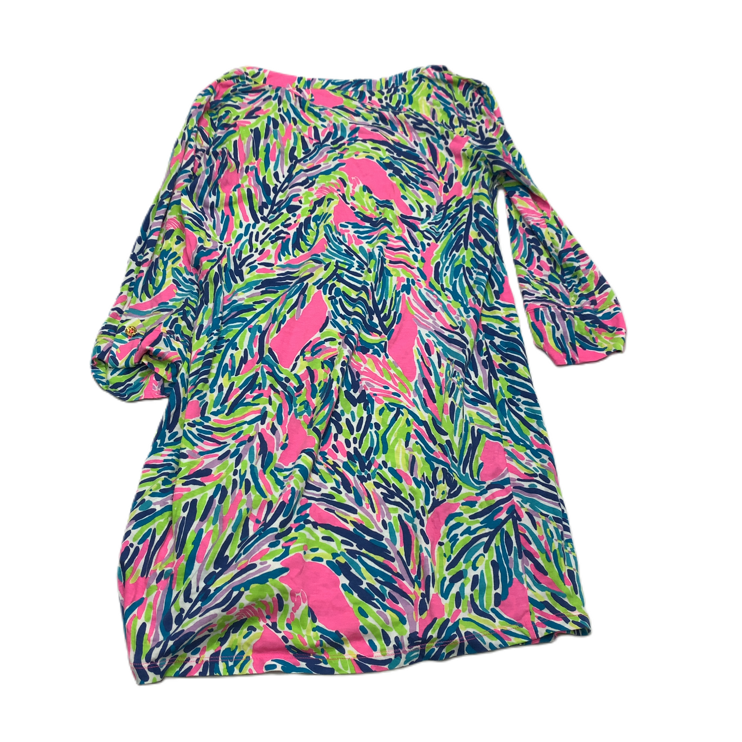 Blue & Green  Dress Designer By Lilly Pulitzer  Size: S