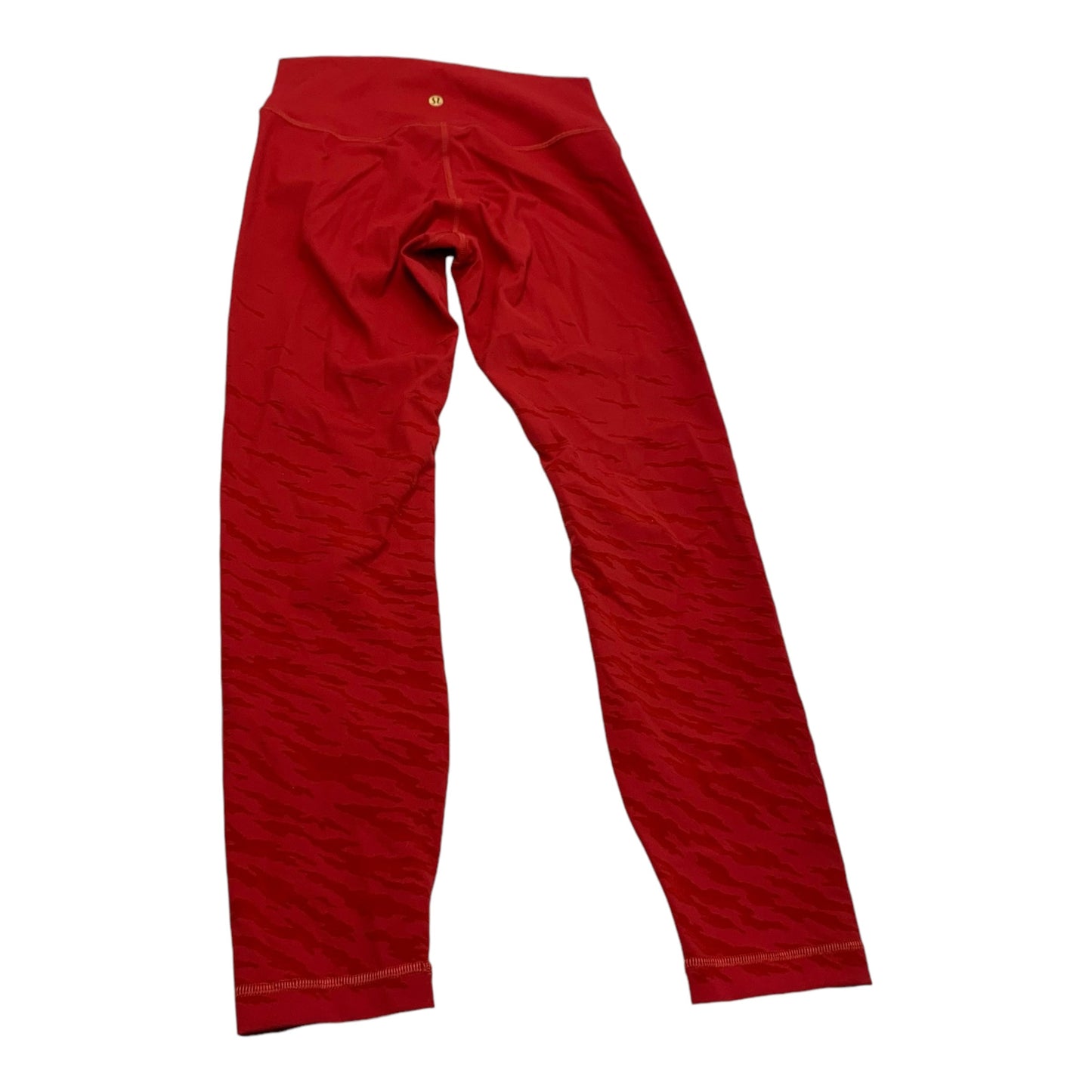 Athletic Capris By Lululemon In Red, Size: S