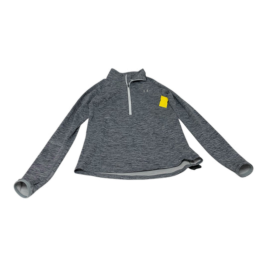 Athletic Jacket By Under Armour In Grey, Size: S