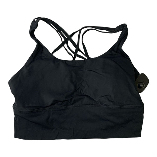 Athletic Bra By Crazy Yoga In Black, Size: M