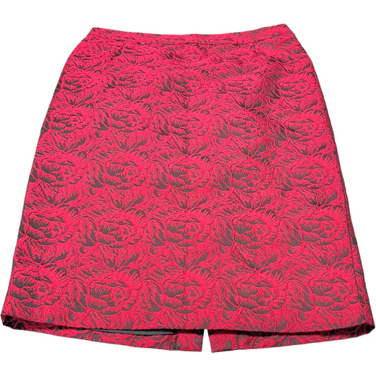 Skirt Midi By Calvin Klein In Red, Size: M