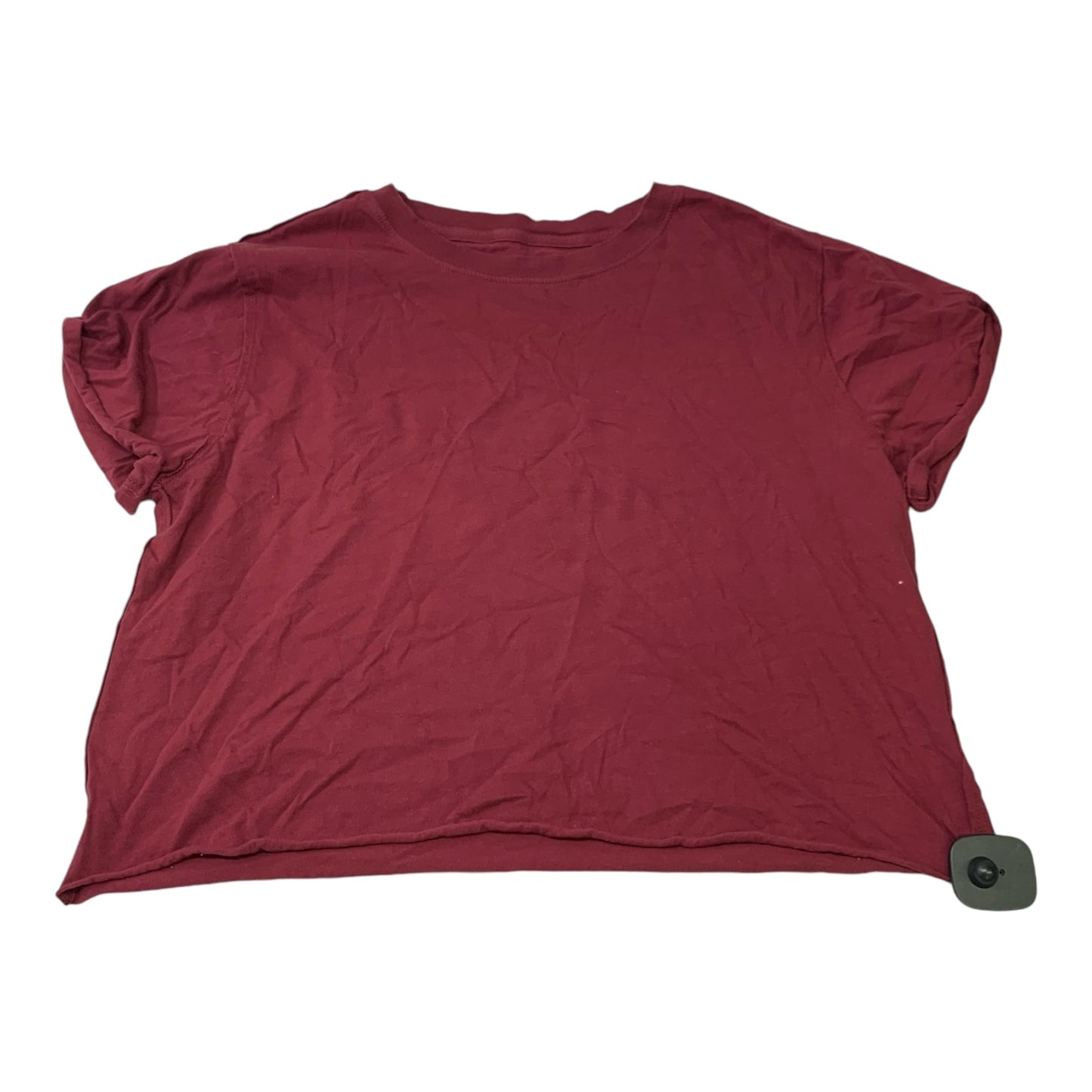 Top Short Sleeve By We The Free In Red, Size: L