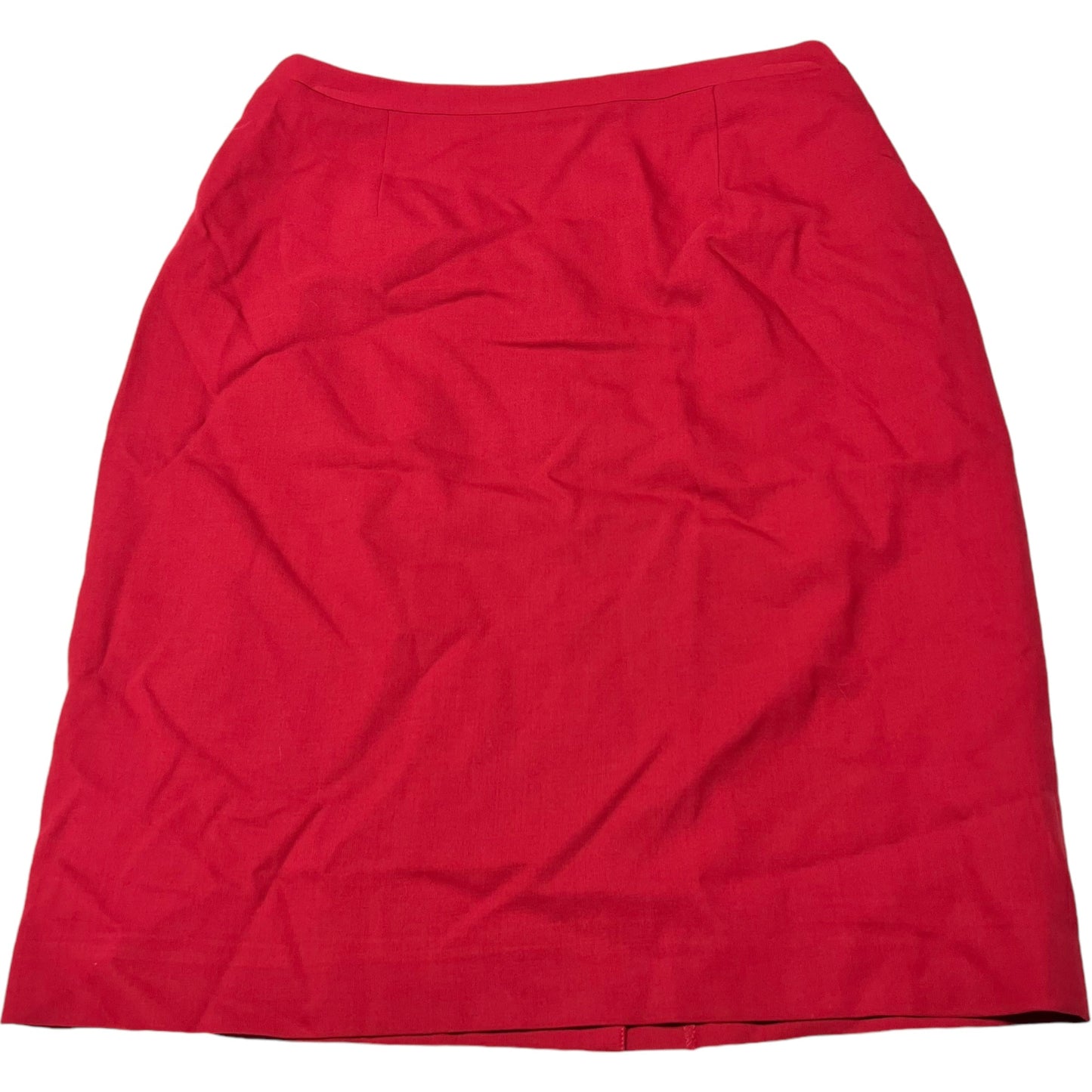 Skirt Midi By Brooks Brothers In Red, Size: 12