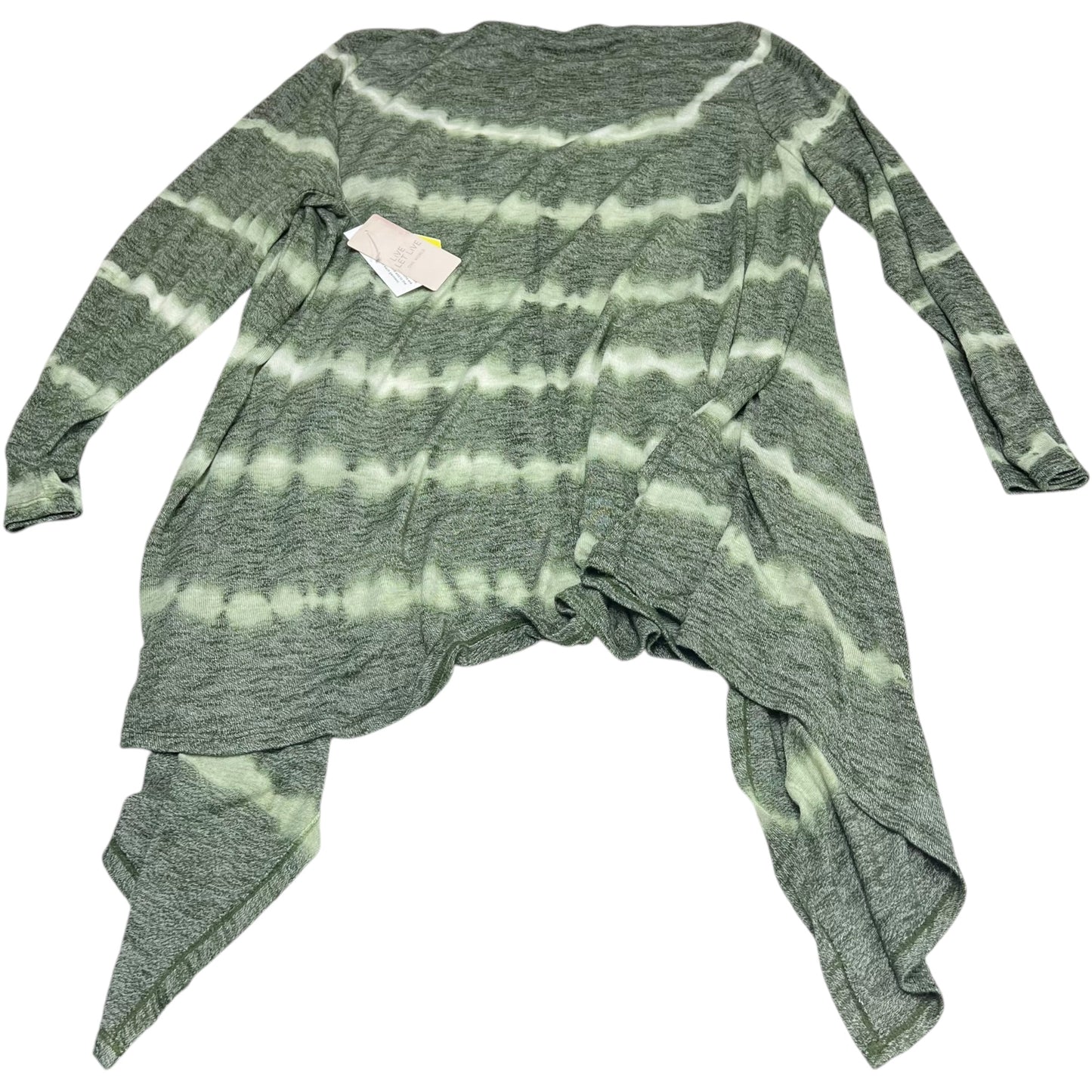 Cardigan By Clothes Mentor In Green, Size: 3x