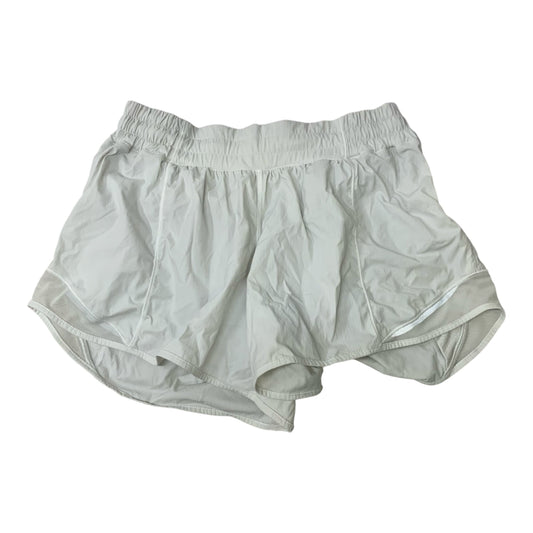 Athletic Shorts By Lululemon In White, Size: S