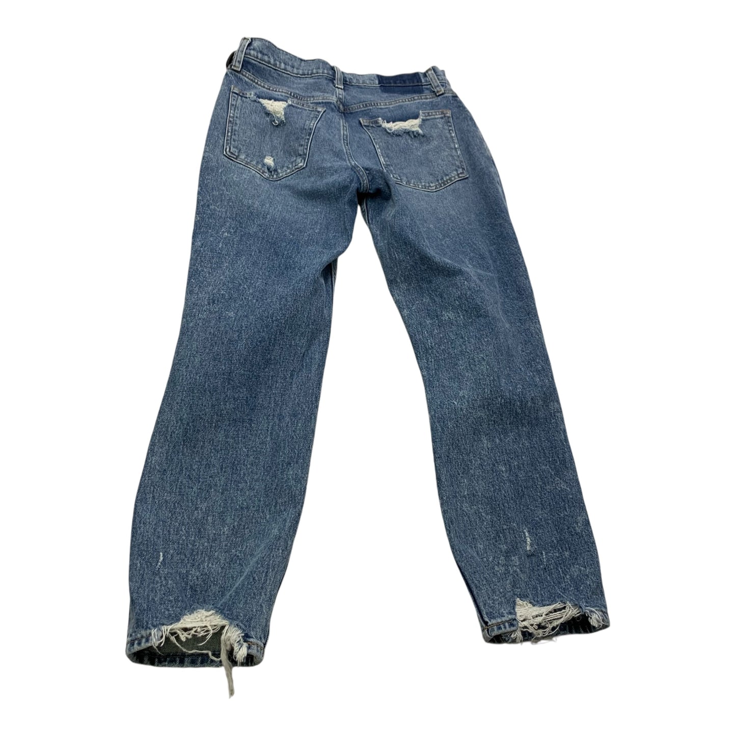 Jeans Straight By Abercrombie And Fitch In Blue Denim, Size: 6