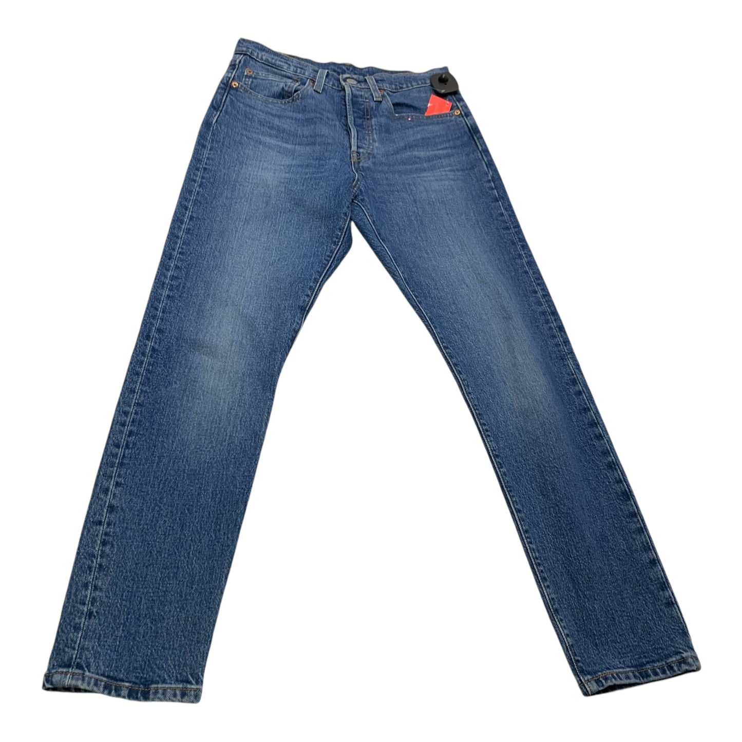 Jeans Straight By Levis In Blue Denim, Size: 2