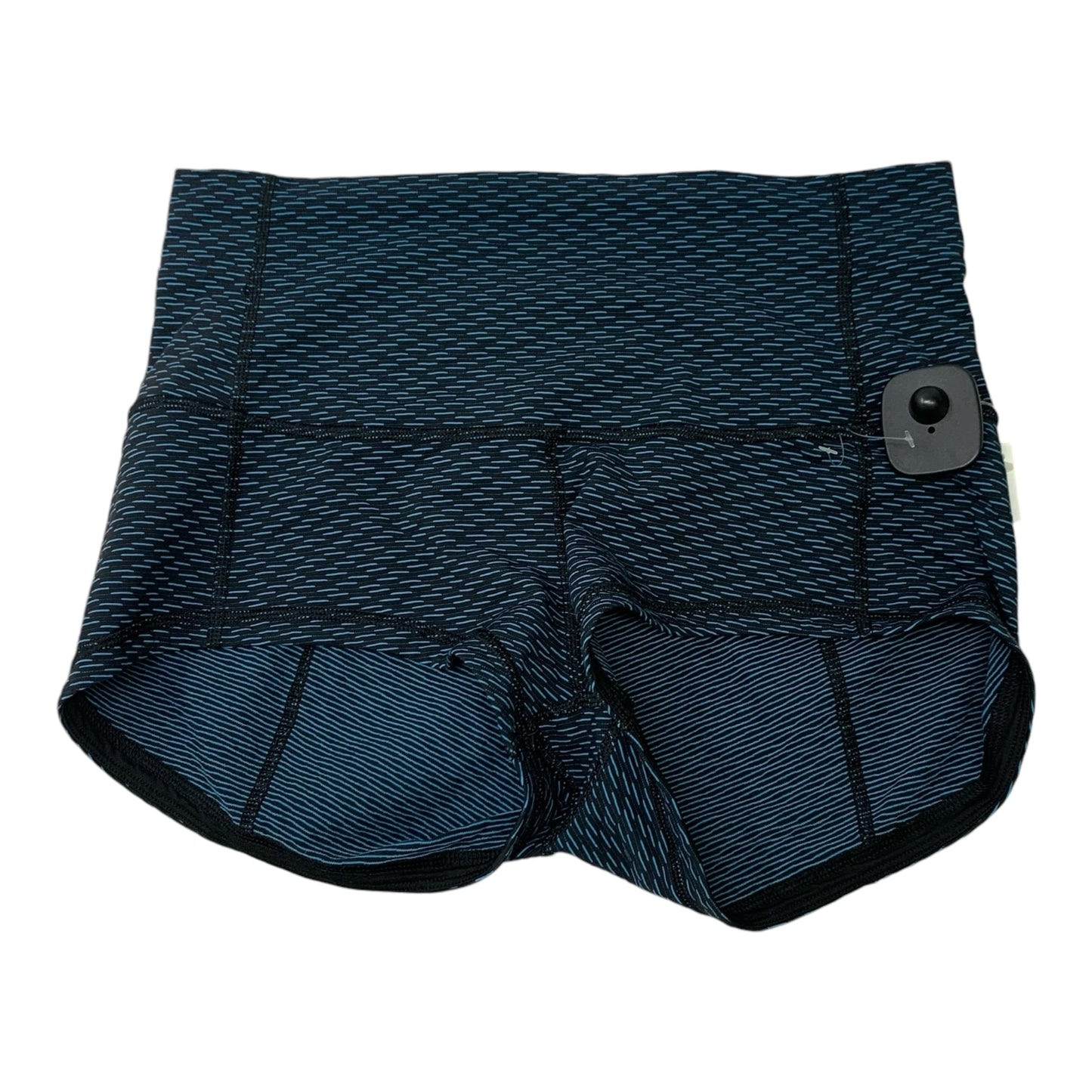 Athletic Shorts By Lululemon In Black & Blue, Size: S