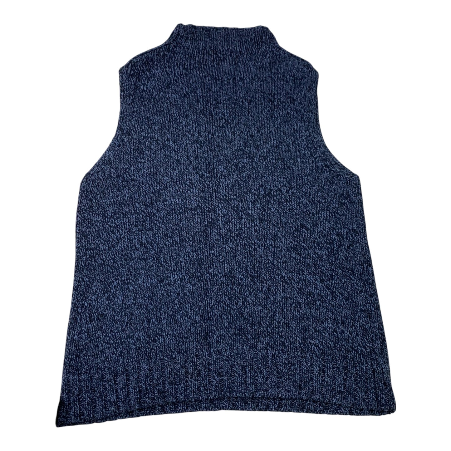 Vest Sweater By Charter Club In Blue, Size: M