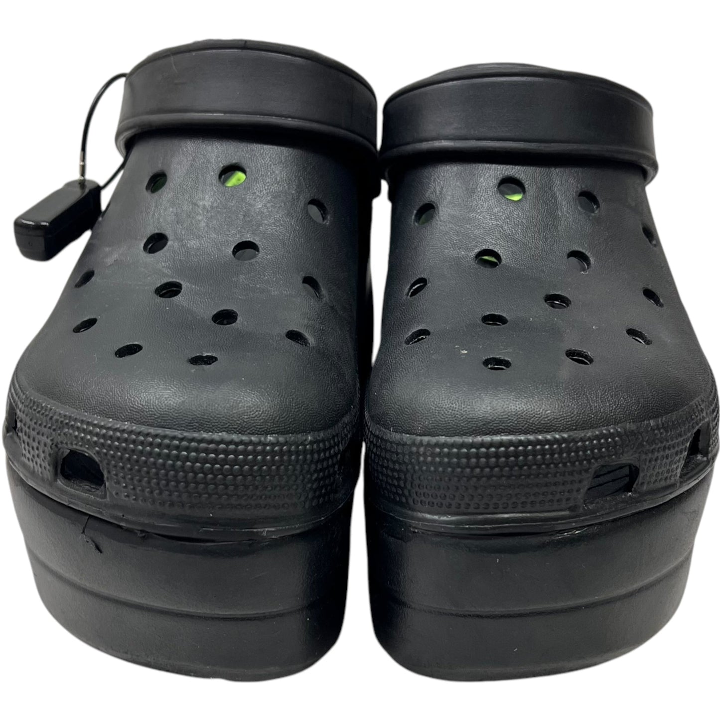 Shoes Sneakers Platform By Crocs In Black, Size: 8.5