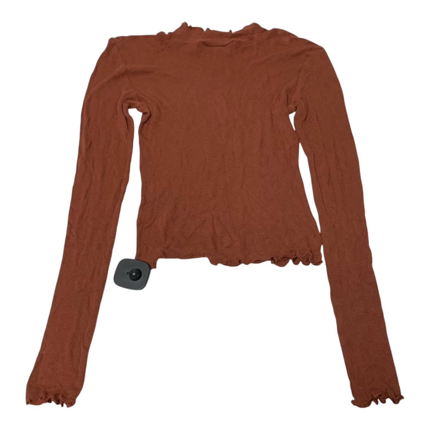 Top Long Sleeve By Abound In Orange, Size: Xs