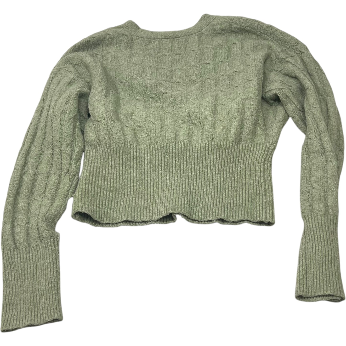 Sweater Cardigan By Pink Rose In Green, Size: M