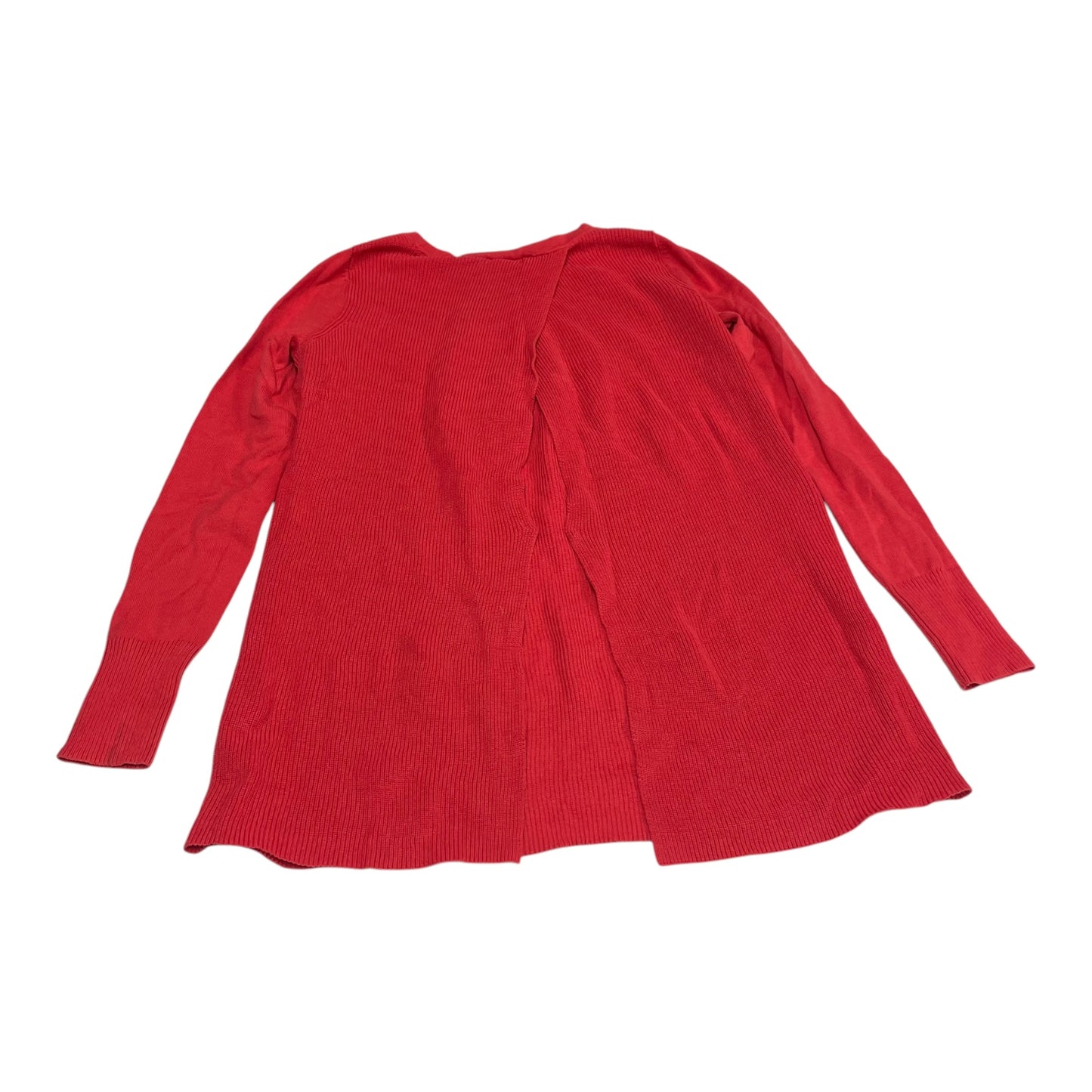 Top Long Sleeve By Halogen In Red, Size: S