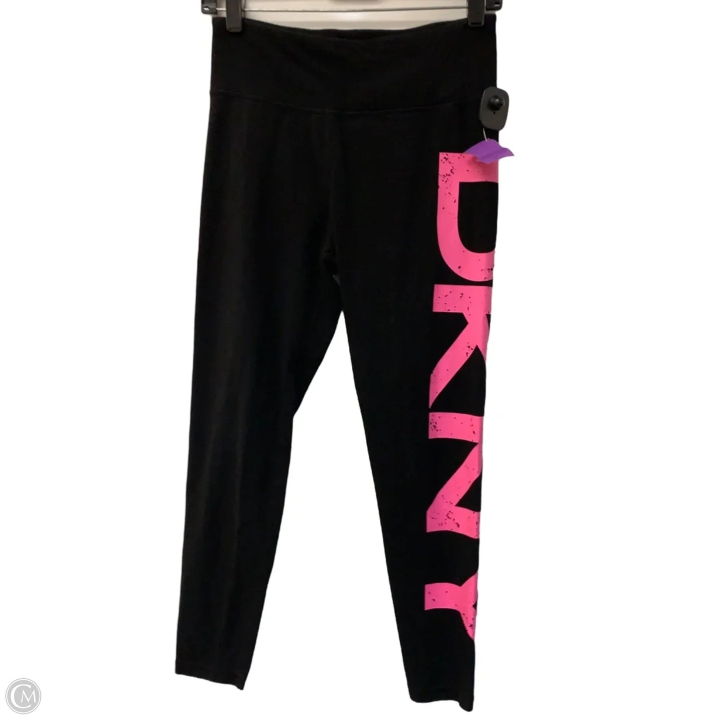 Athletic Leggings Capris By Dkny In Black, Size: M